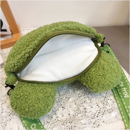 Fashion New Frog Doll Bag Plush — back view