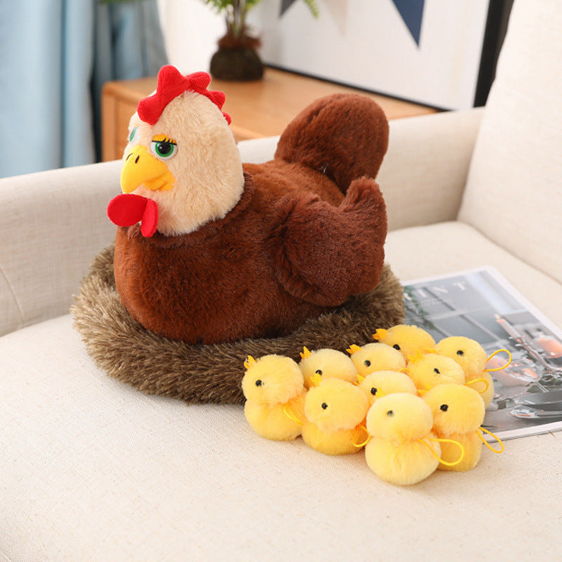 Big Rooster Doll Old Hen Plush Toy | Magic Stories