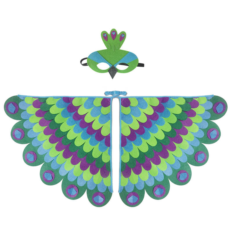 Felt Wings Halloween Carnival Costume — back view