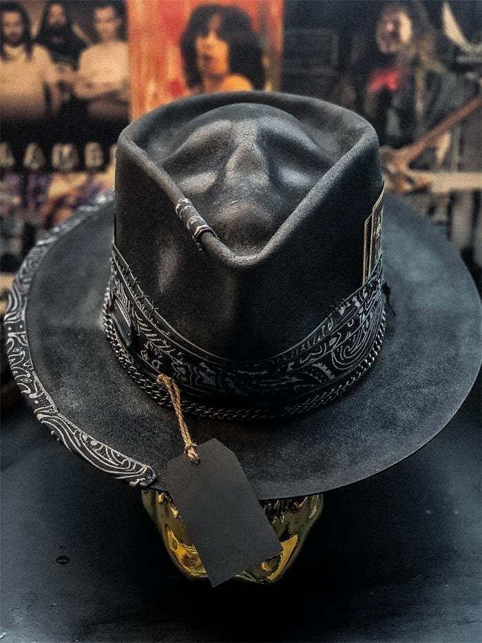 Handmade Skull Hat Plush Cowboy Hat | Magic Stories