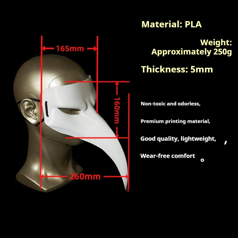 Plague Doctor Halloween Bird-Beak Mask | Magic Stories