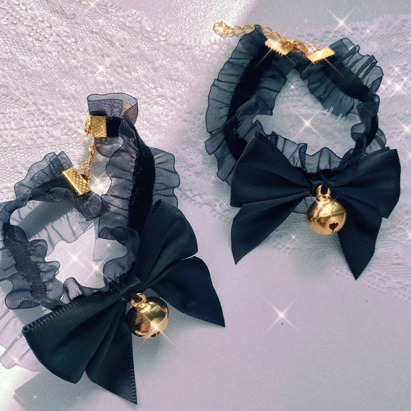 Plush Cute Cat Ears Headband — side view