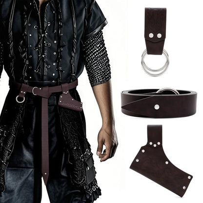 Medieval Knight PU Belt COSPLAY Props Men | Magic Stories