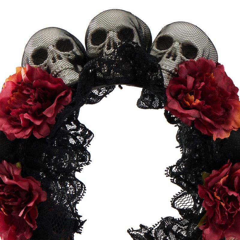 Lace Rose Headband Lolita Halloween | Magic Stories