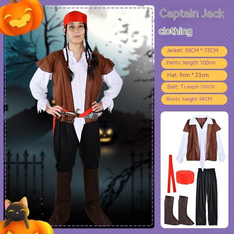 Halloween Costume Play Vampire Suit — packaging