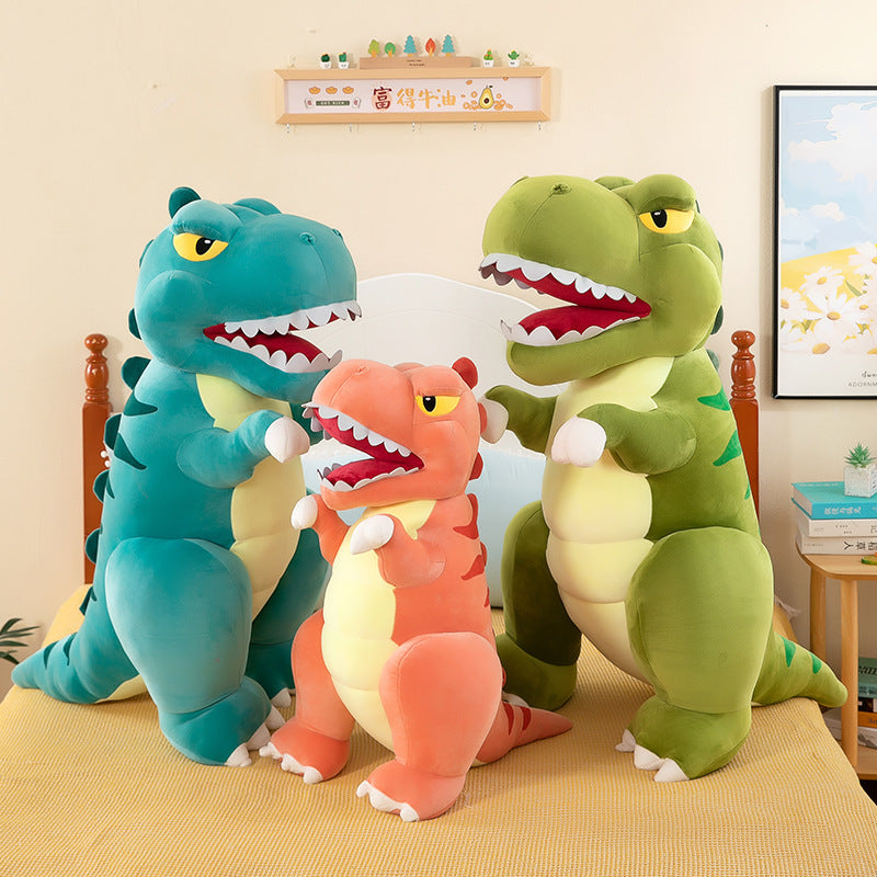 Tyrannosaurus Rex Plush Toy Cute Dinosaur Doll — side view