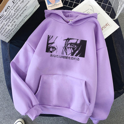 Women's Hoodie Anime Crying Girl Sweatshirt — packaging