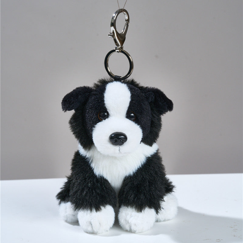 Border Collie Plush Toy Keychain | Magic Stories