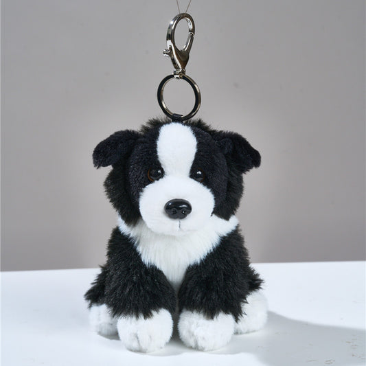 Border Collie Plush Toy Keychain | Magic Stories