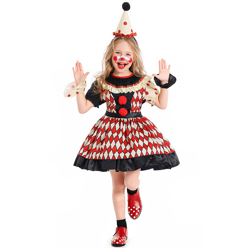 Halloween Children's Clown Costume For Boys | Magic Stories