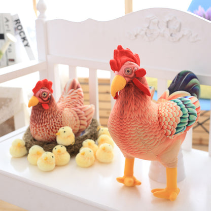 Big Rooster Doll Old Hen Plush Toy | Magic Stories