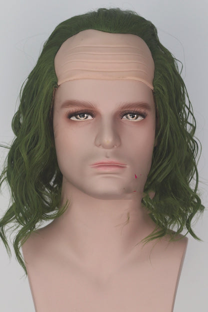 Simulation Scalp Green Short Curly Hair | Magic Stories