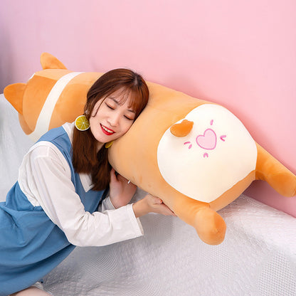 Lying Corgi Plush Toy Cute Doll Pillow | Magic Stories