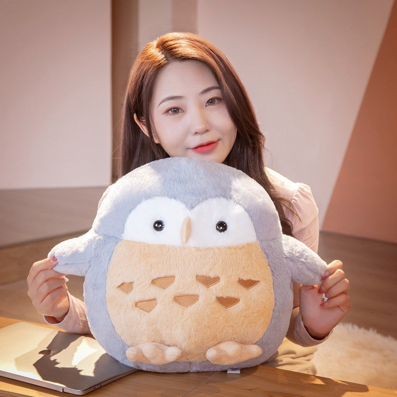 Cute Round Owl Doll Plush Toy Gift | Magic Stories