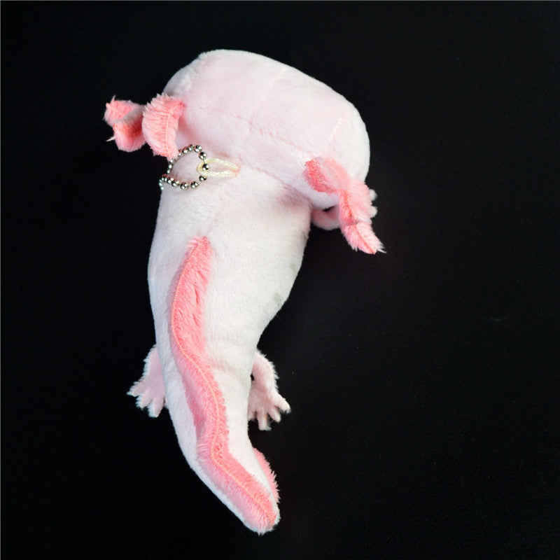 Axolotl Plush Toy Ambystoma Mexicanum Pendant — back view