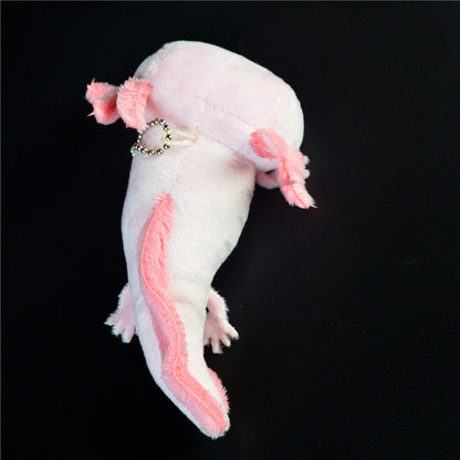 Axolotl Plush Toy Ambystoma Mexicanum Pendant — back view