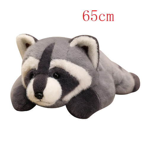 Cute Lying Raccoon Plush Doll | Magic Stories