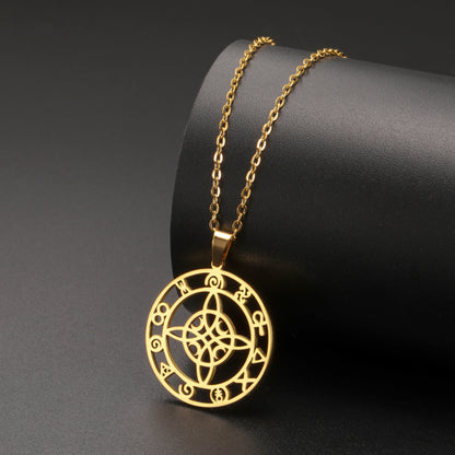 Ring Hollow Witch Knot Moon Pendant | Magic Stories