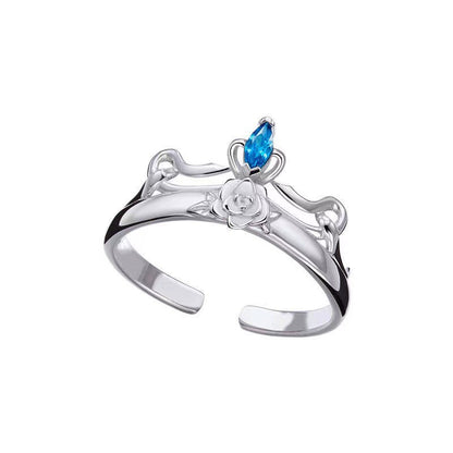 Anime Alloy Ring Ornament — back view