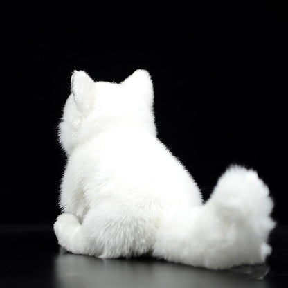 Simulation White Fox Arctic Fox Doll Plush | Magic Stories