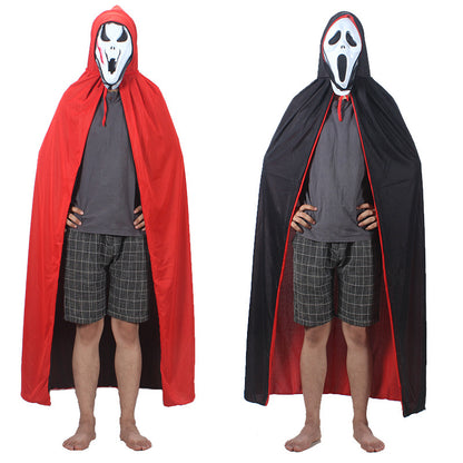 Halloween Black And Red Cloak Adult | Magic Stories
