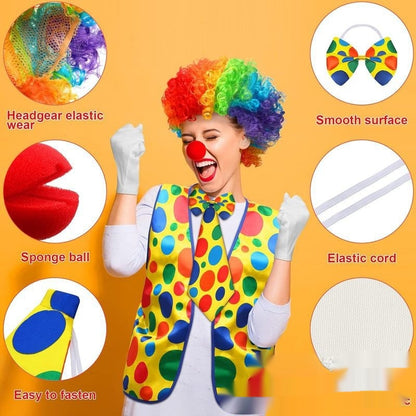 Halloween Clown Wig Dress Up Costume | Magic Stories