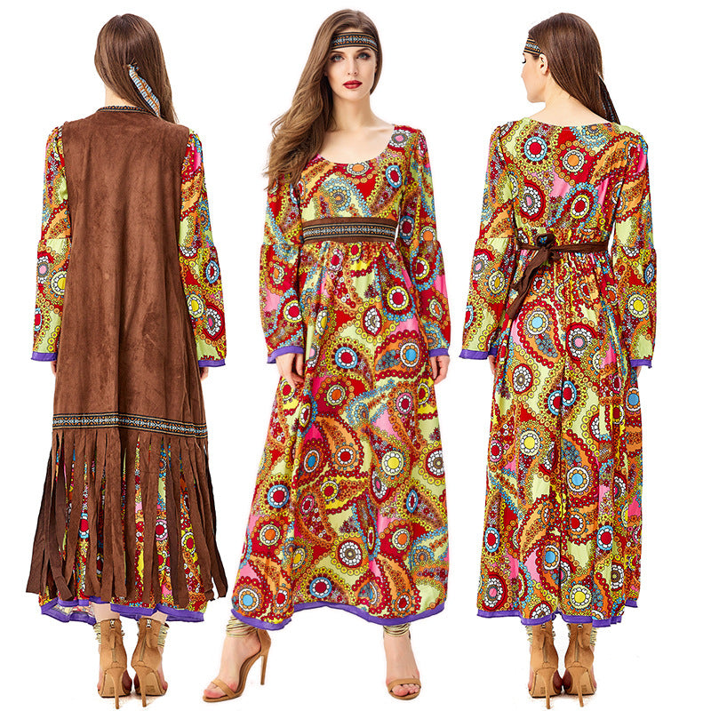 Vintage Disco Hippie Costume Primitive | Magic Stories