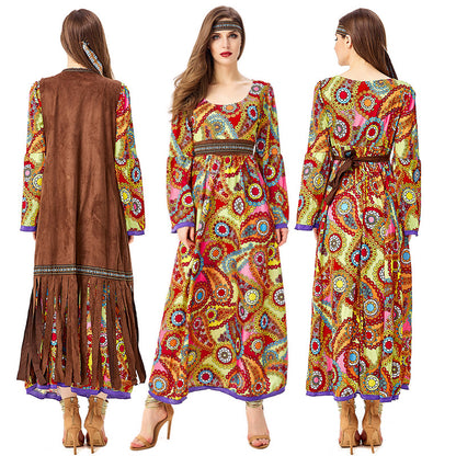 Vintage Disco Hippie Costume Primitive | Magic Stories