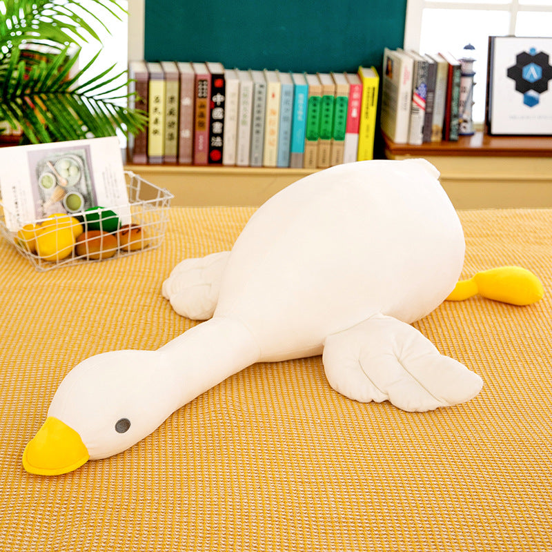 Cute Big White Goose Pillow Doll Plush Toy | Magic Stories
