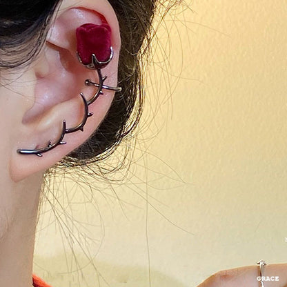 Plush Tulip Ear Stud Ear Bone Clip | Magic Stories