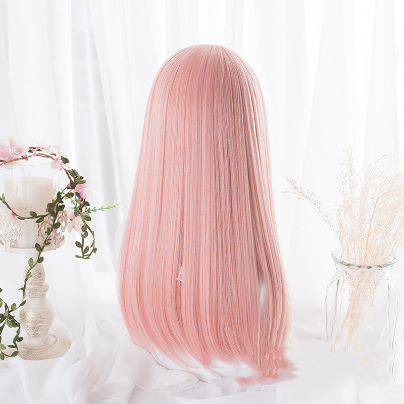 Princess Lolita Long Straight Wig — back view