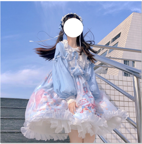 Ladies Casual Fashion Sweet Lolita Dress