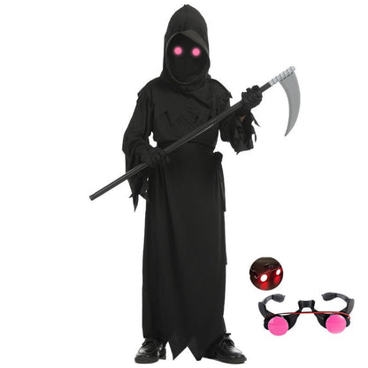 Halloween Horror Red Eye Death Costume | Magic Stories