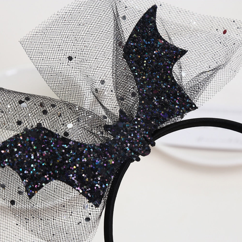 Halloween Mesh Bat Headband | Magic Stories