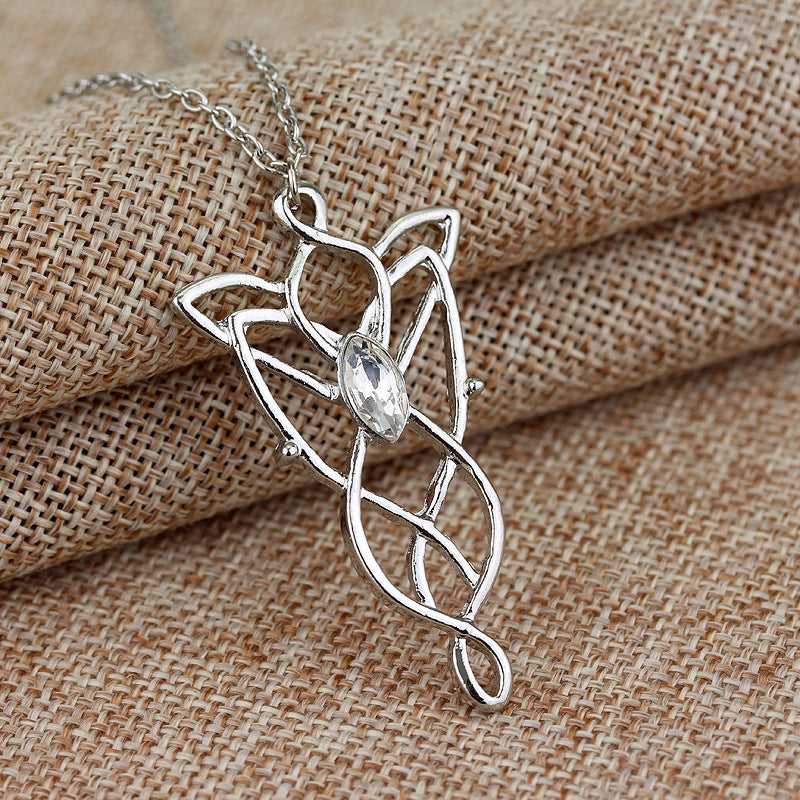 Elf Princess Necklace (Lord of the Rings) — side view