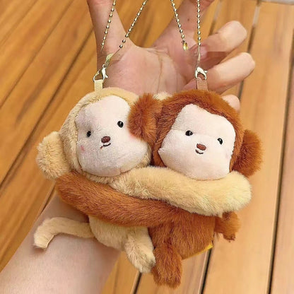 Animal-themed Couple Plush Keychain Pendant | Magic Stories