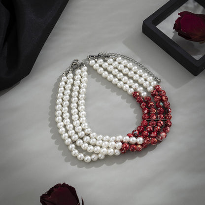 Women's Fashion Gothic Pearl Necklace - Magic Stories