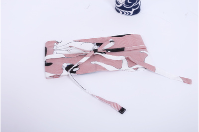 Kimono Girdle Japanese Style Belt Dress Decorative Belt Cherry Blossom Kimono — in use