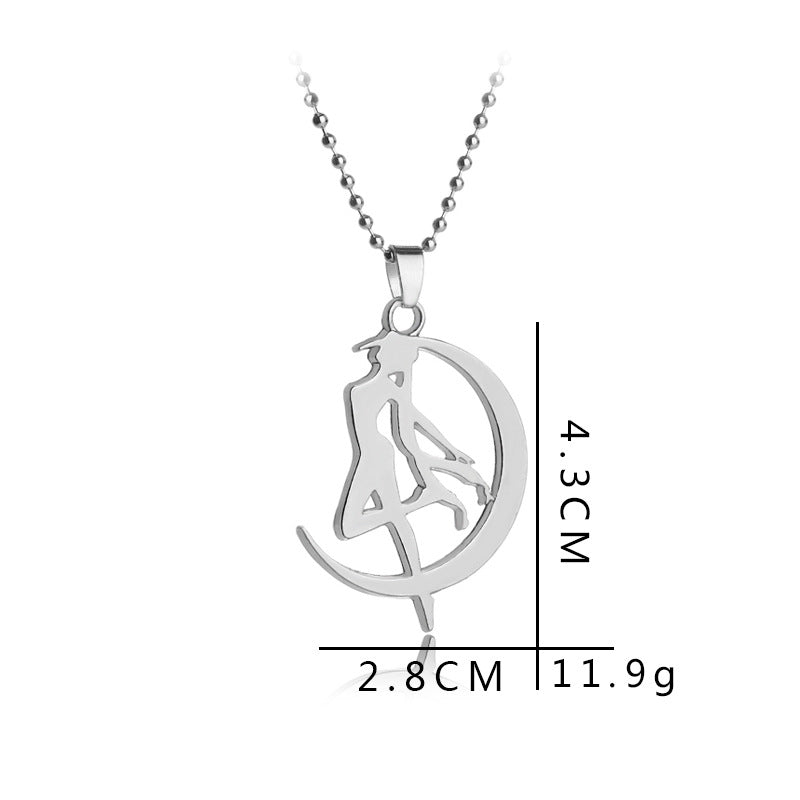 Sailor Moon Necklace Moon Rabbit Anime Anime Movie Accessories — packaging