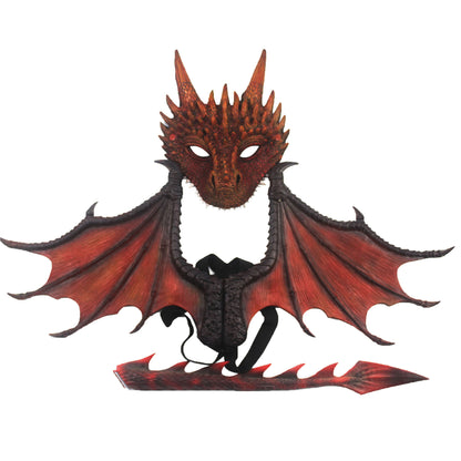 Halloween Mardigras Carnival Kid Child Costume Demon Cosplay Dragon Suit Cross Border — packaging
