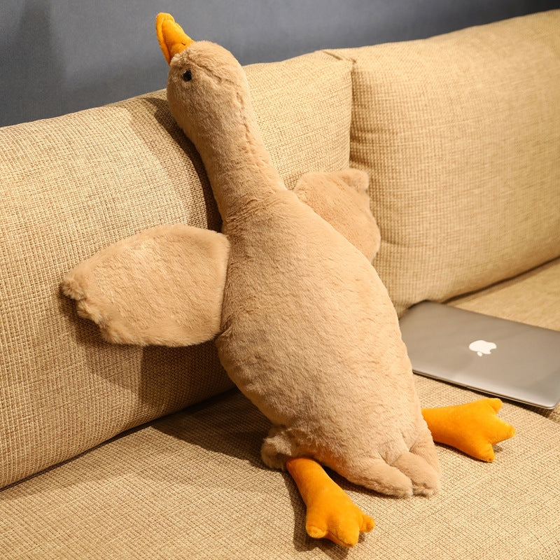 Big White Goose Doll Pillow Children's Plush | Magic Stories