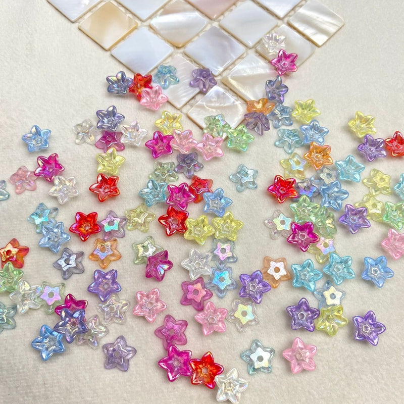 Translucent Flat-Back 5-Petal Acrylic Flower | Magic Stories