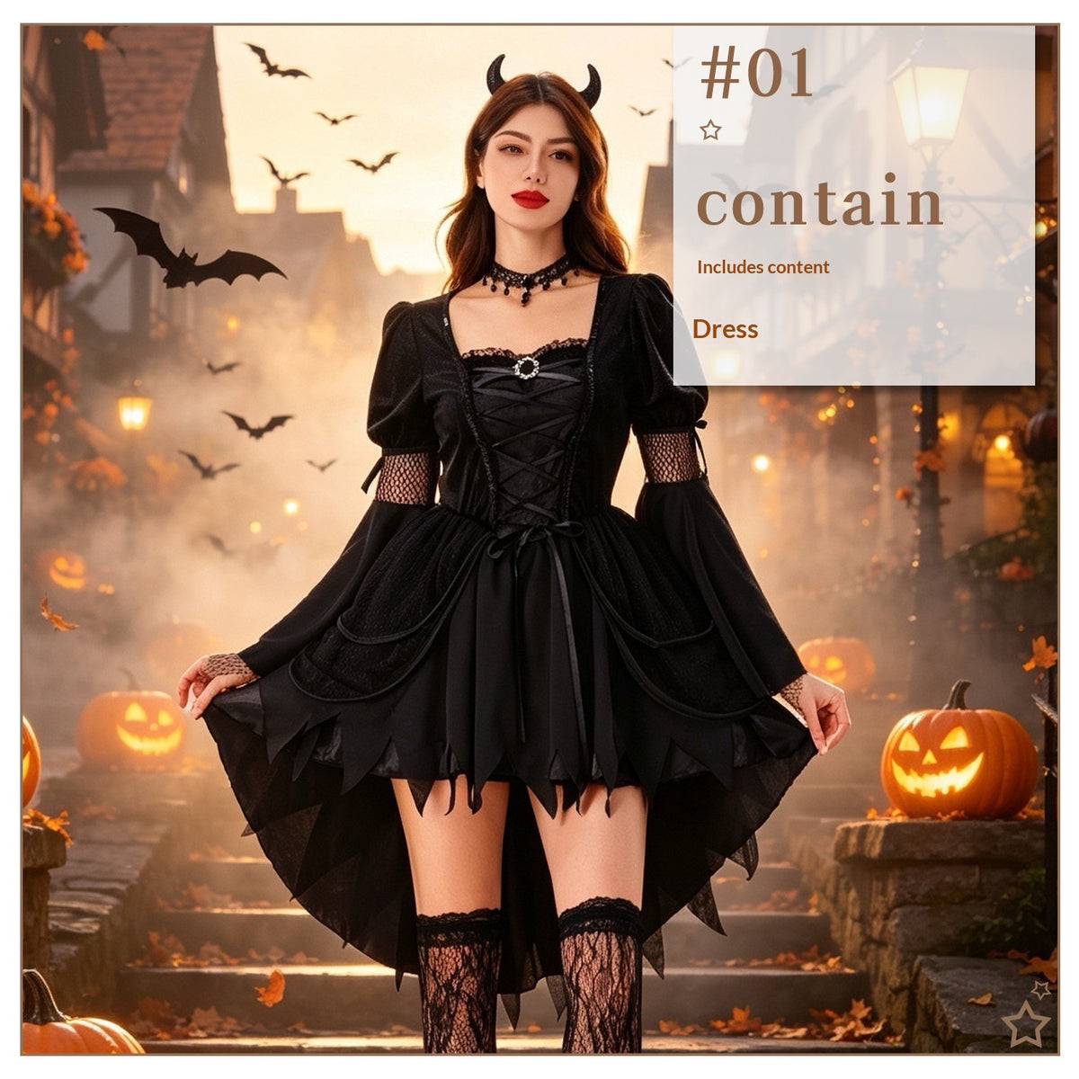 Halloween Fashion Witch Costume Dress | Magic Stories