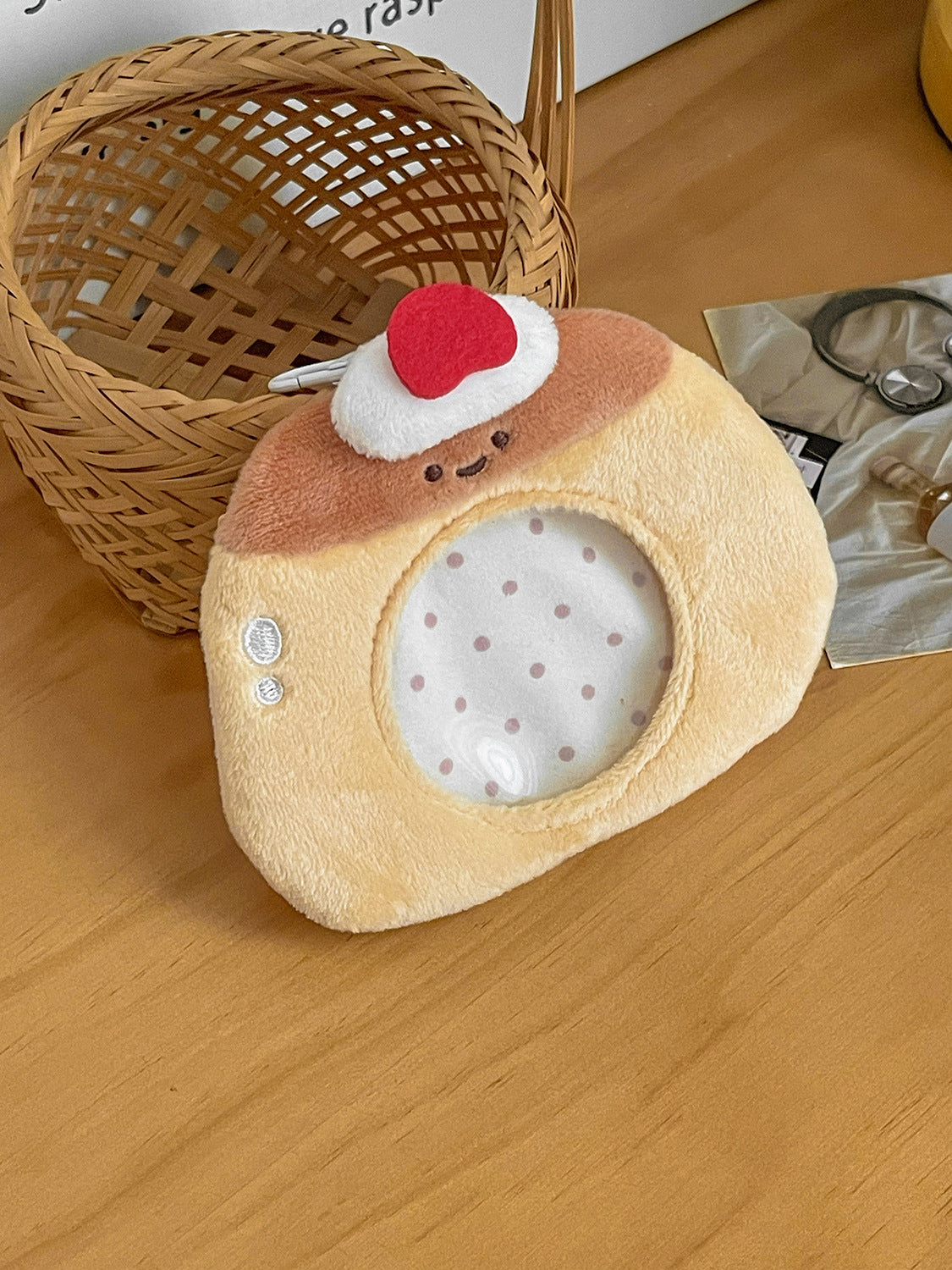 Creative Badge Plush Keychain Bag Charm | Magic Stories
