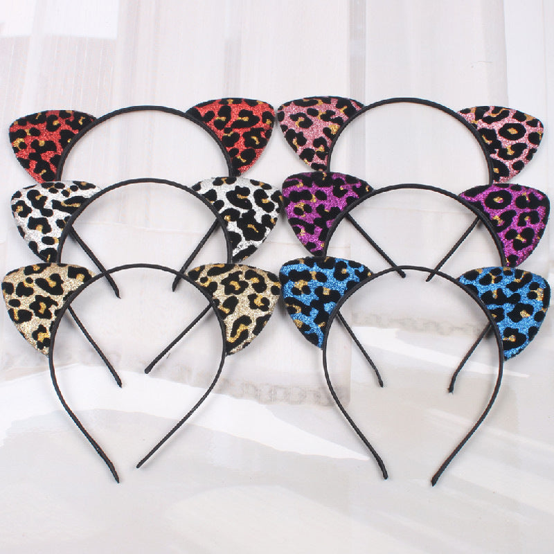 New Glitter Flocking Cat Ears Headband | Magic Stories