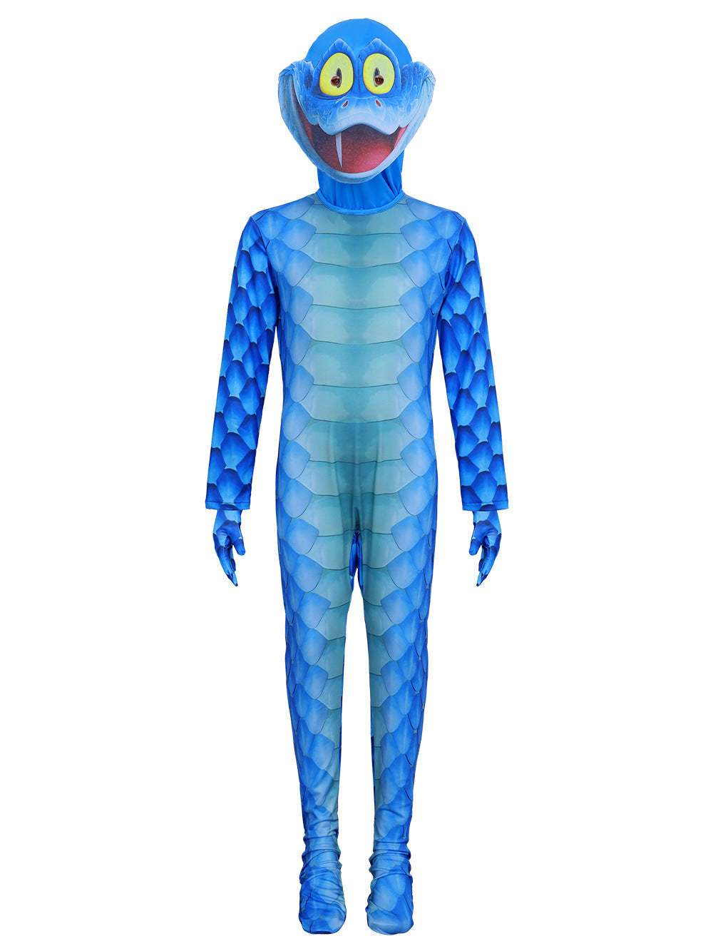 Zootopia 2 Snake Gary Cosplay Costume Blue Snake Jumpsuit For Kids And Adults Halloween Role-Playing Outfit