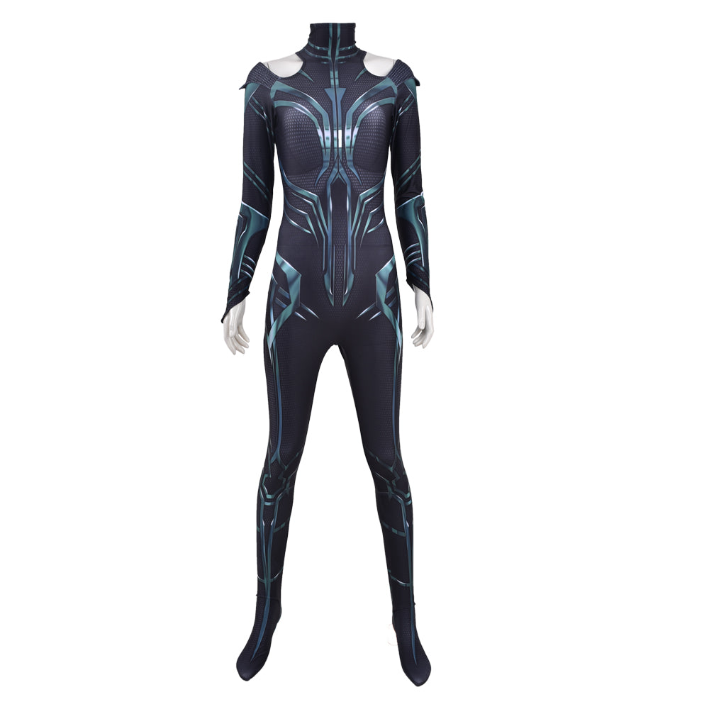 Zip Bodysuit Hela Cosplay Outfit — detail