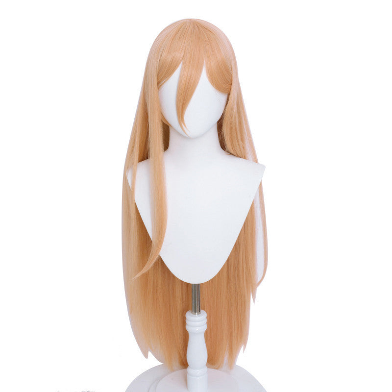 Mixed-Color Cosplay Wig - Smooth, Easy-Care Hair — back view