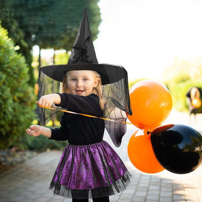 Halloween Costume, Black And Red Devil Costume With Devil Wings, Pirate Costume, Witch Costume, Wild Wings — back view