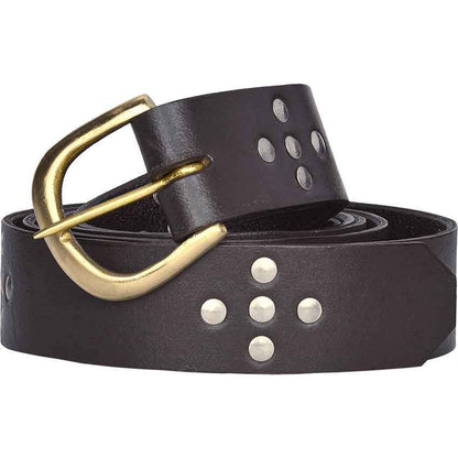 Pirate Long Leather Knot Belt, Rivet Belt | Magic Stories